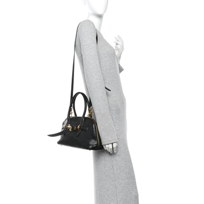 Miu Miu Nappa Aviator Regular Aventure Bag Black 2 of 9