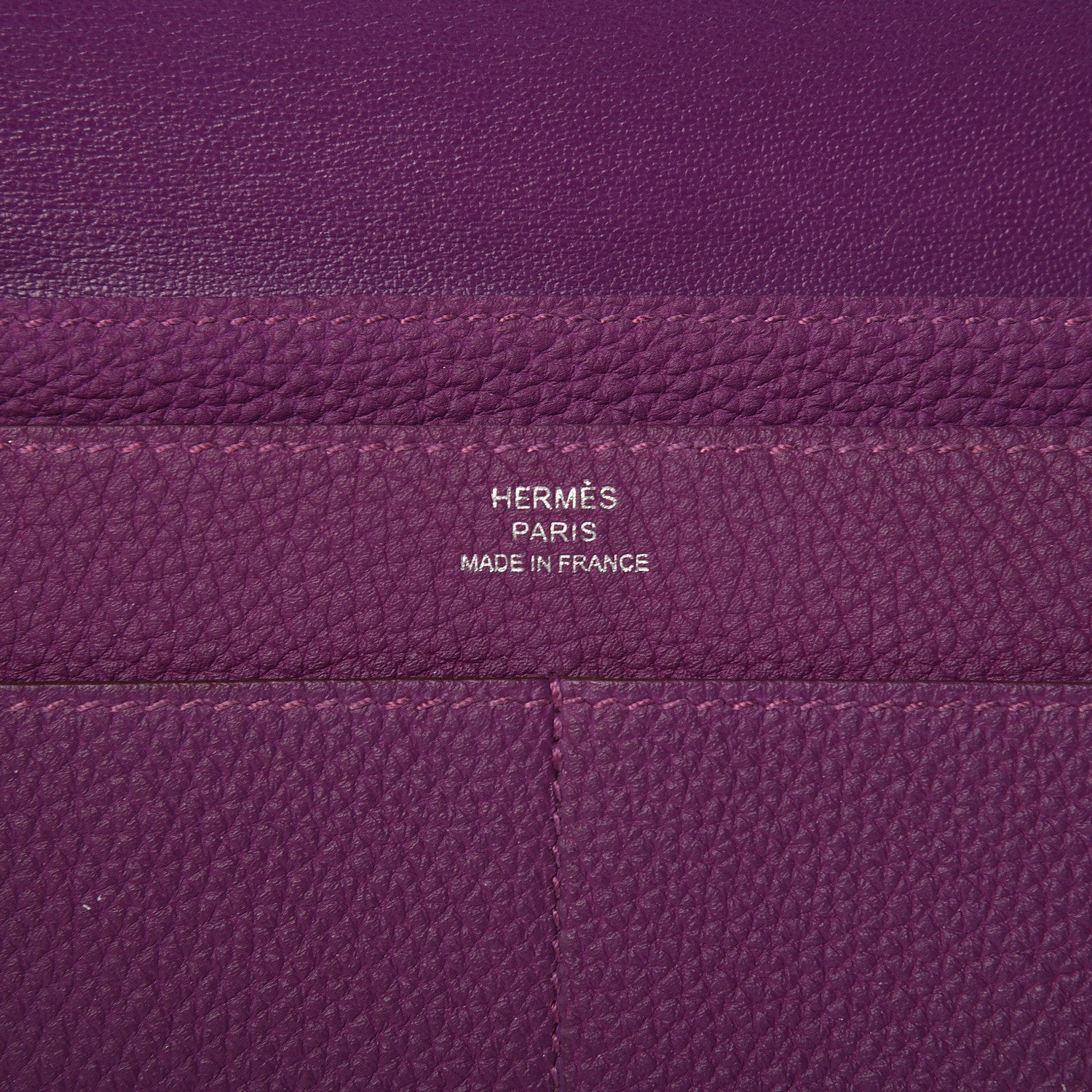 Hermes Togo Dogon Duo Wallet Ultraviolet 7 of 18