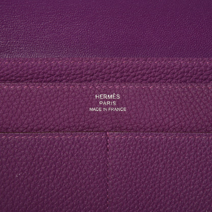 Hermes Togo Dogon Duo Wallet Ultraviolet 7 of 18
