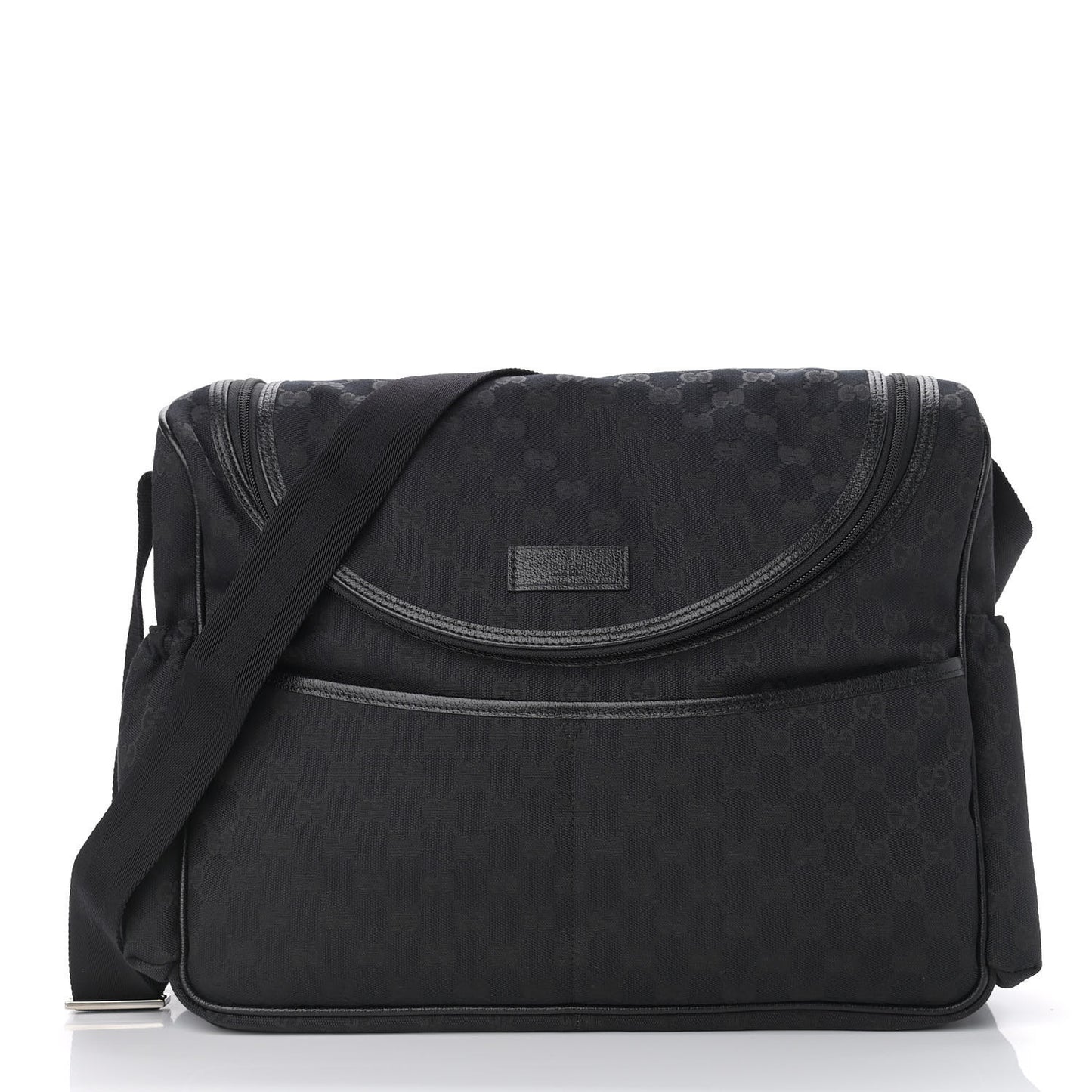 Monogram Large Diaper Bag Black
