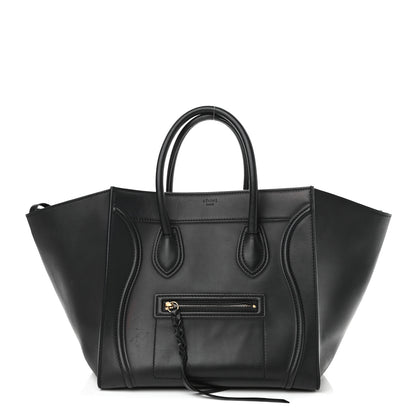 Celine Smooth Calfskin Medium Phantom Luggage Black 1 of 10