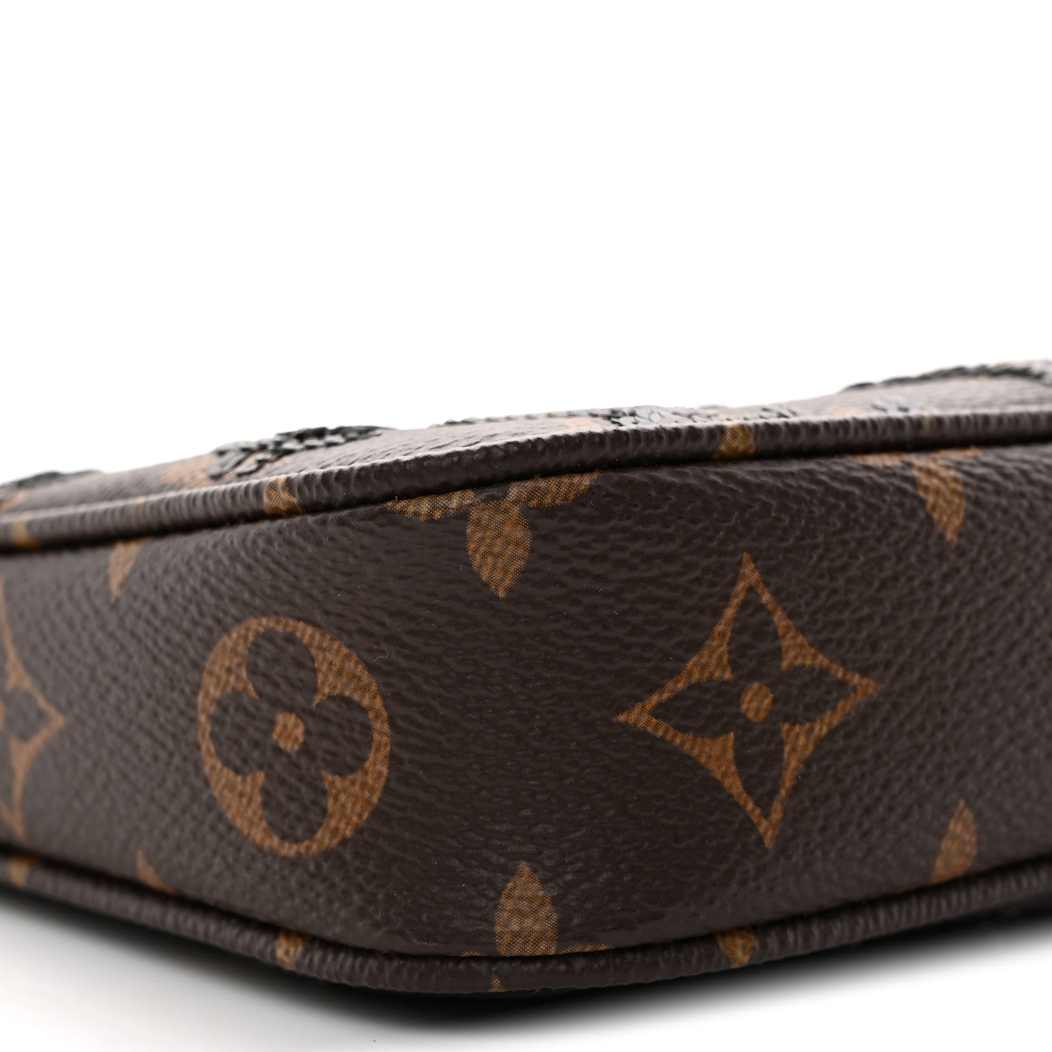 Louis Vuitton Monogram Sequins Pochette Accessories Black 7 of 9