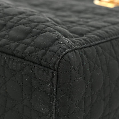 Christian Dior Nylon Cannage Large Lady Dior Black 9 of 17