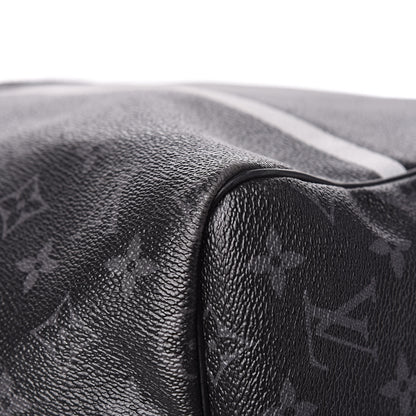 Louis Vuitton X FUJIWARA Monogram Eclipse Flash Fragment Keepall Bandouliere 55 10 of 14