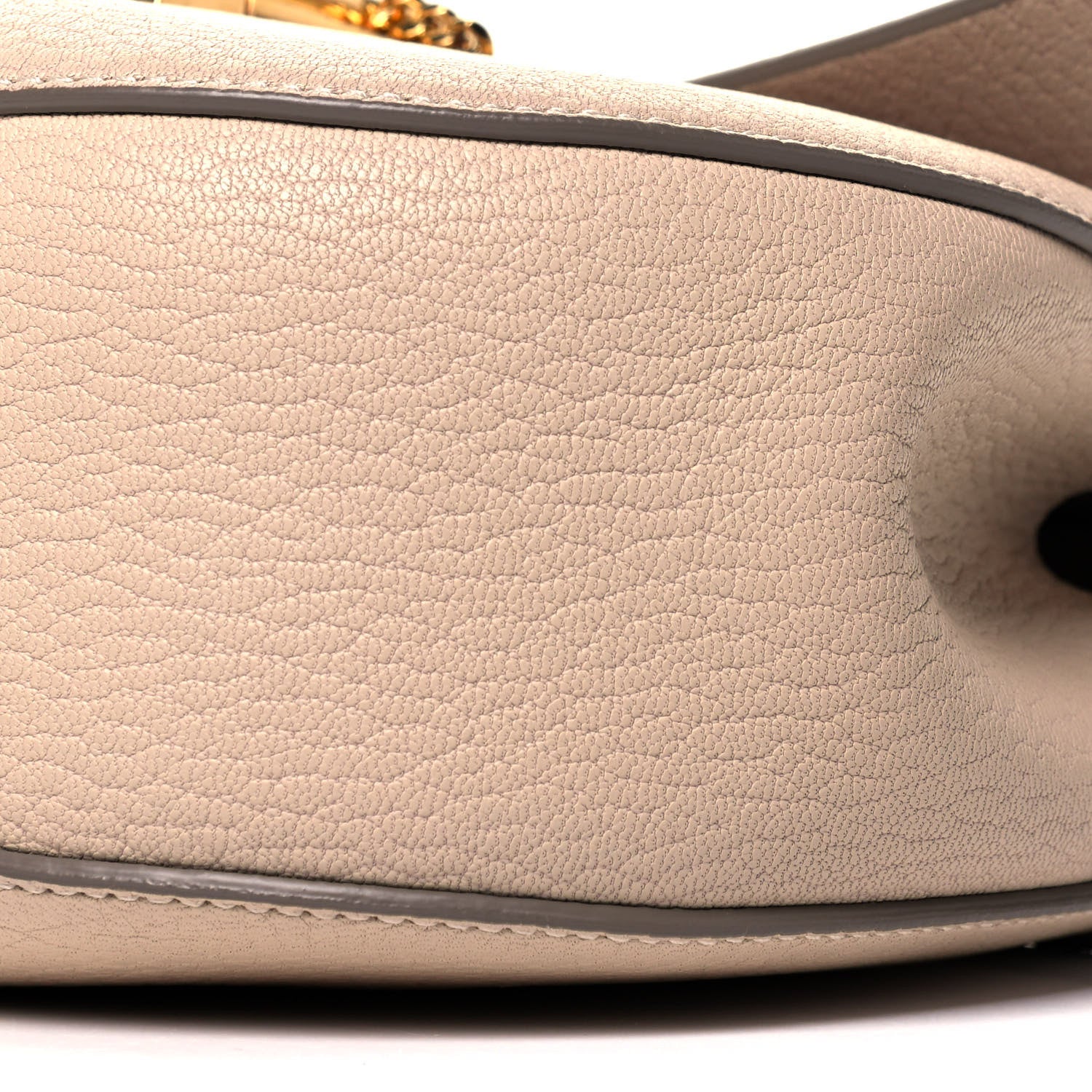 Chloe Grained Lambskin Drew Shoulder Bag Cement Pink 5 of 7