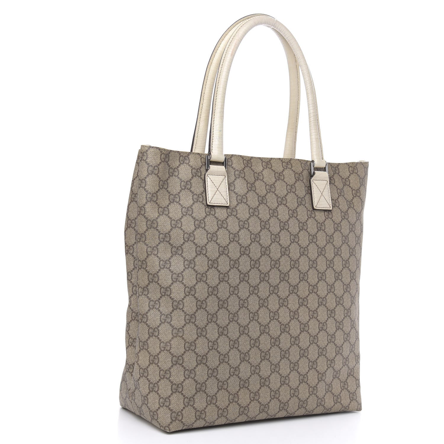 Gucci GG Plus Monogram Small Vertical Tote Off White 3 of 16