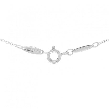 Tiffany Sterling Silver Diamond .03ct Elsa Peretti Diamonds by the Yard Pendant Necklace 4 of 4