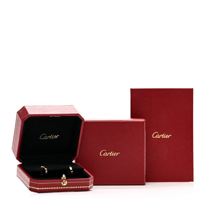 Cartier 18K Pink Gold Small LOVE Hoop Earrings 5 of 5