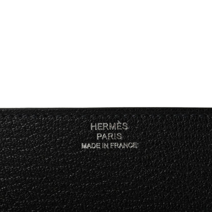 Hermes Chevre Mysore Roulis Slim Wallet Black 7 of 8