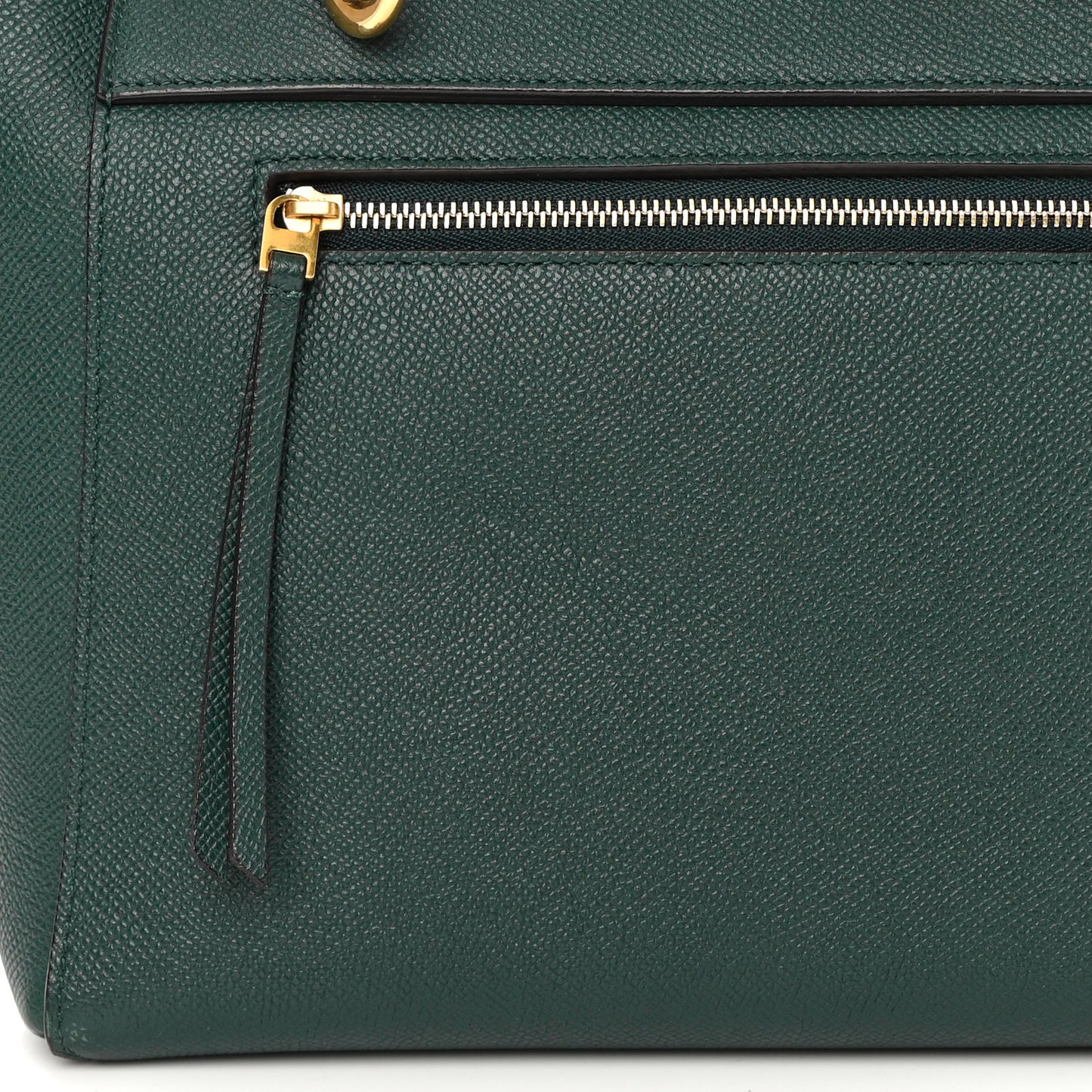 Grained Calfskin Micro Belt Bag Amazone