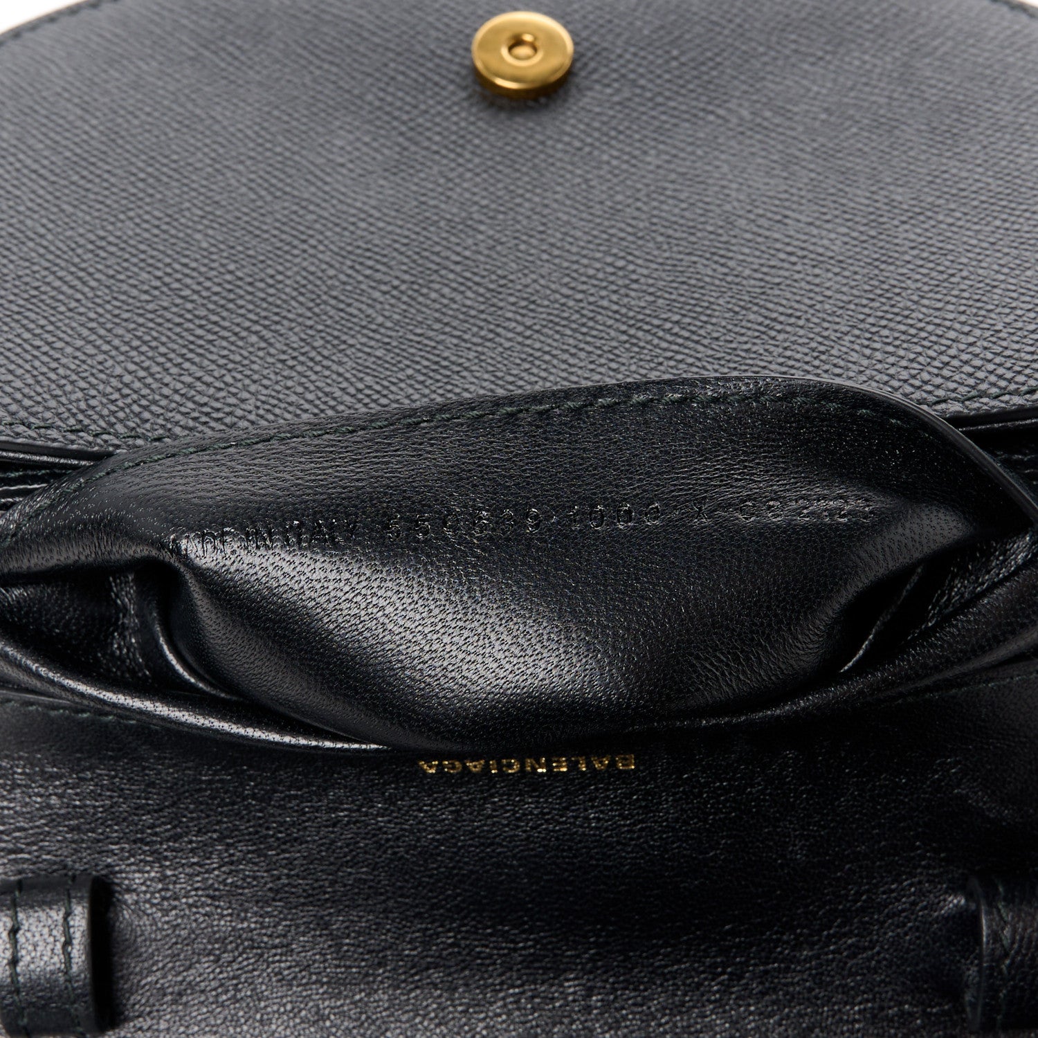 Balenciaga Grained Calfskin Logo Ville Day Bag XS Black 7 of 11