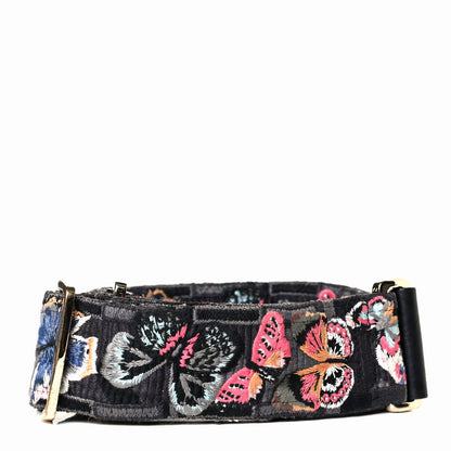 Valentino Garavani Canvas Camubutterfly Rockstud Guitar Strap Multicolor 2 of 4