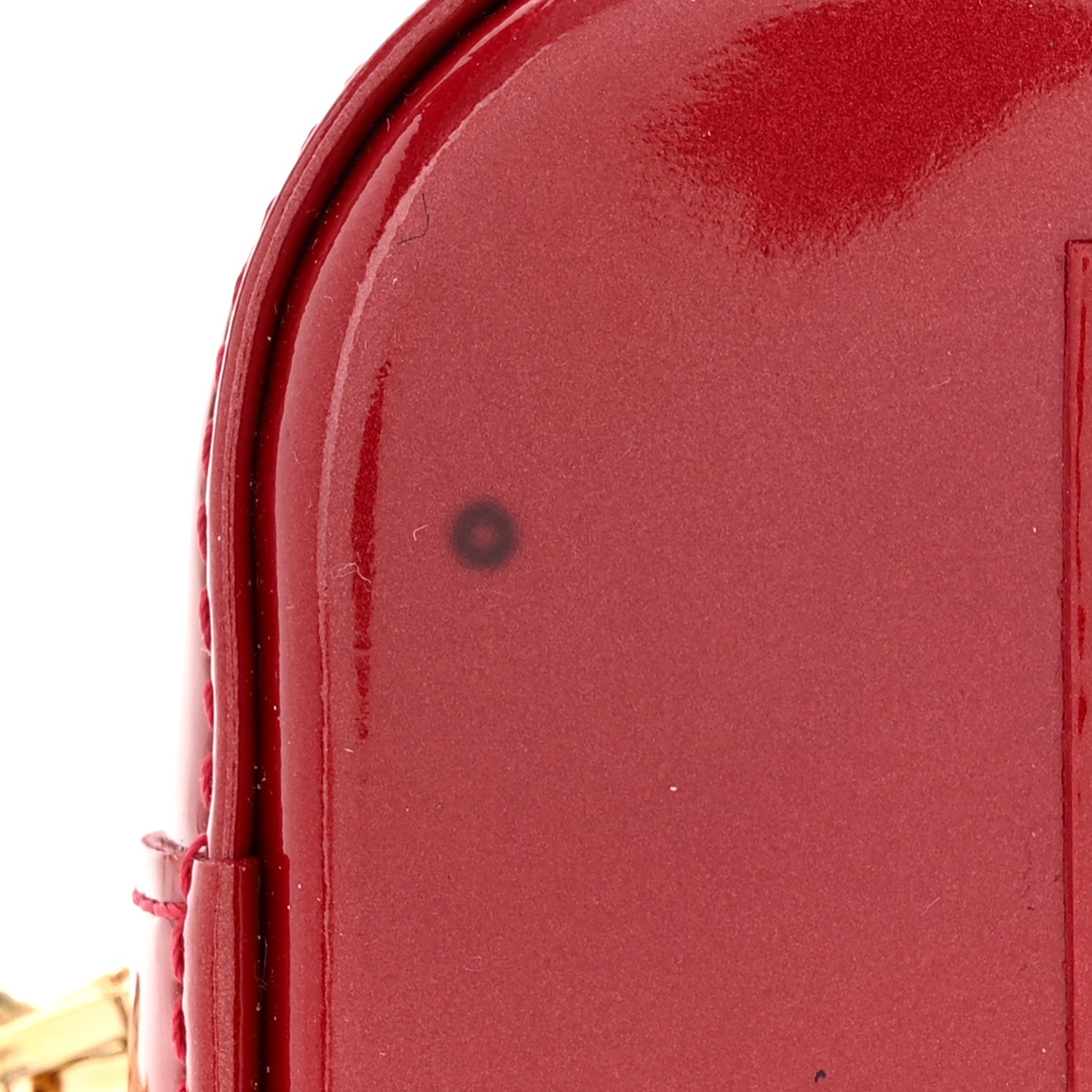 Louis Vuitton Vernis Alma BB Pomme D'Amour 10 of 10
