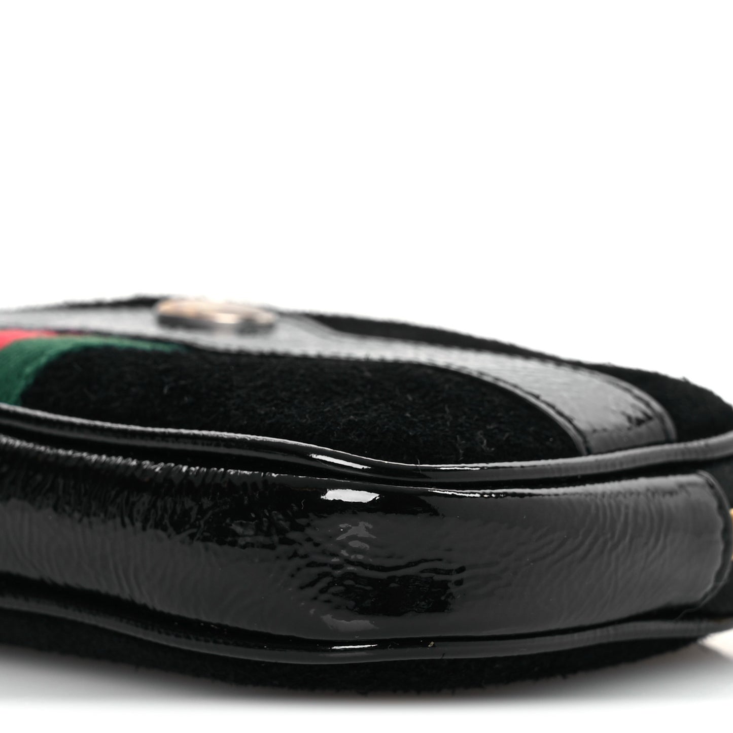 Suede Patent Ophidia Belted iPhone Case 85 34 Black
