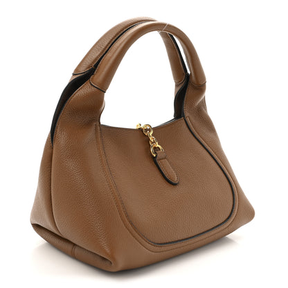 Gucci Grained Calfskin Softbit Medium Shoulder Bag Brown 3 of 10