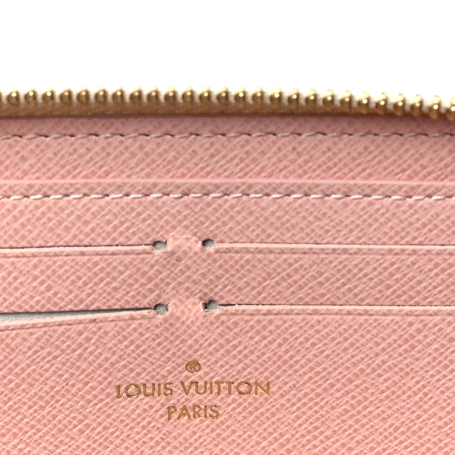 Louis Vuitton Damier Azur Clemence Wallet Rose Ballerine 6 of 7
