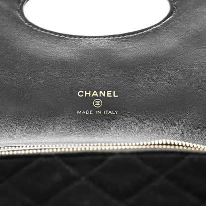 Chanel Velvet Lambskin 31 Pouch Black 6 of 9