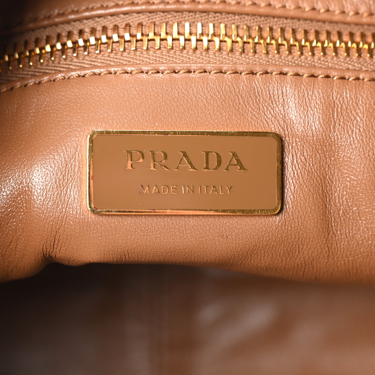 Soft Calfskin Large Aimee Shoulder Bag Caramel