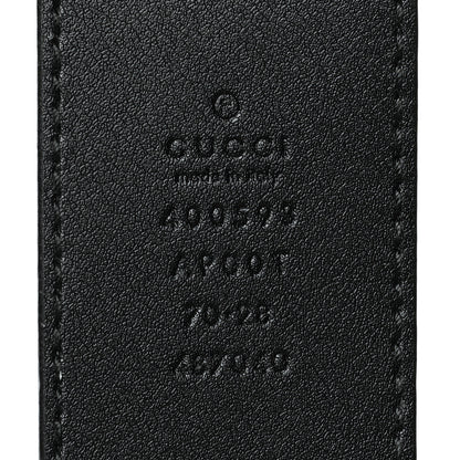 Gucci Calfskin Double G 40mm Belt 70 28 Black 3 of 7