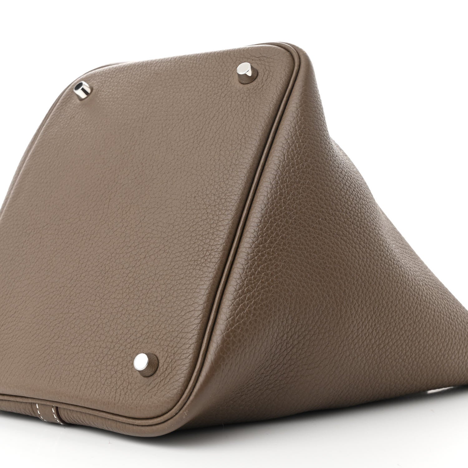 Hermes Taurillon Clemence Picotin Lock 22 MM Etoupe 10 of 12