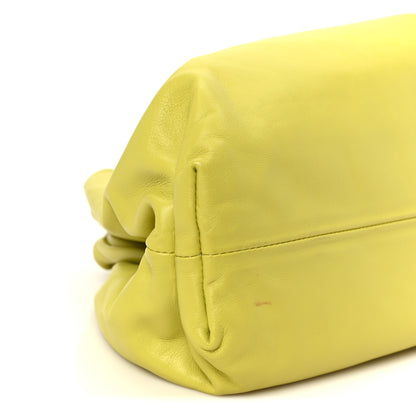 Bottega Veneta Smooth Butter Calf The Pouch Oversized Clutch Kiwi 10 of 11