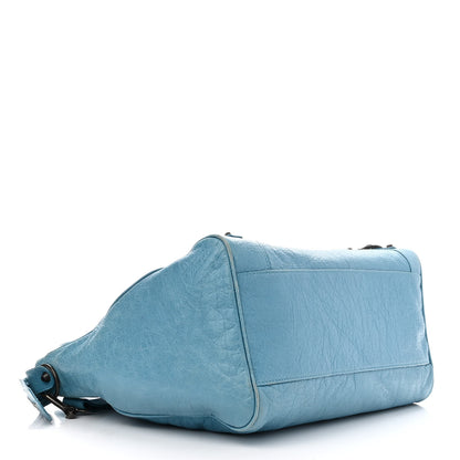 Balenciaga Agneau Classic Hardware Velo Bleu Indigo 4 of 14