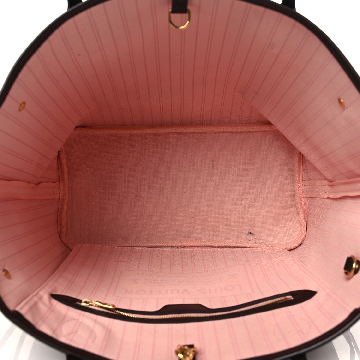 Louis Vuitton Damier Ebene Neo Neverfull MM Rose Ballerine 5 of 10