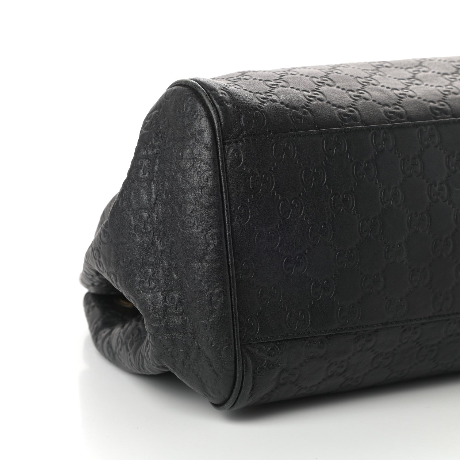 Gucci Guccissima Medium Emily Shoulder Bag Black 8 of 9