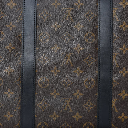 Louis Vuitton Monogram Macassar Keepall Bandouliere 55 13 of 15