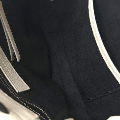 Balenciaga Calfskin Logo Small Shopping Tote White 5 of 9