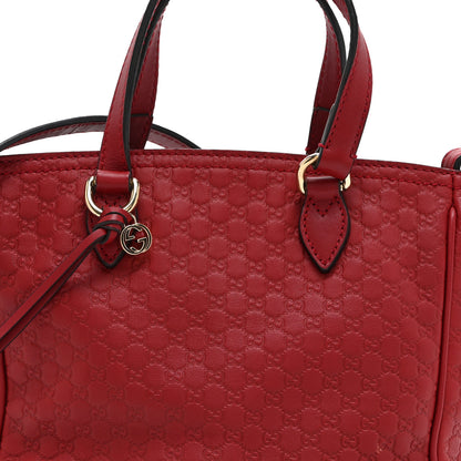 Gucci Microguccissima Small Bree Tote Red 9 of 11