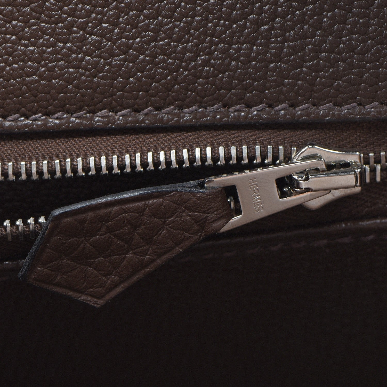 Hermes Taurillon Clemence Birkin 35 Cacao 27 of 32