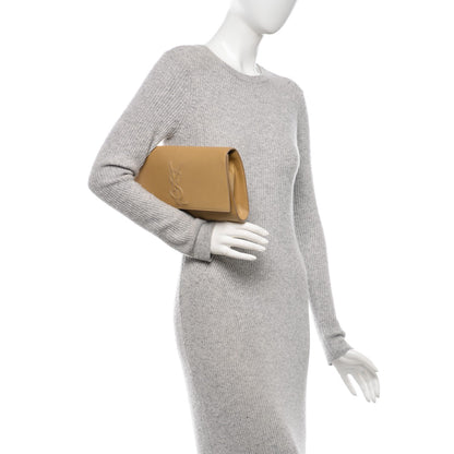 Saint Laurent Chevre Large Belle de Jour Clutch Beige 2 of 6