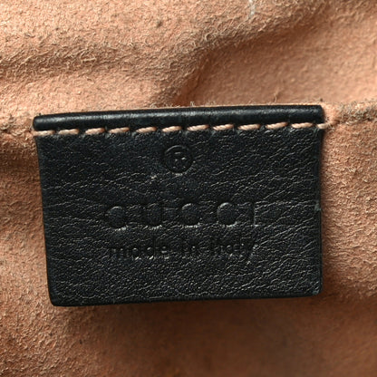 Gucci Calfskin Matelasse Small GG Marmont Chain Shoulder Bag Black 6 of 33