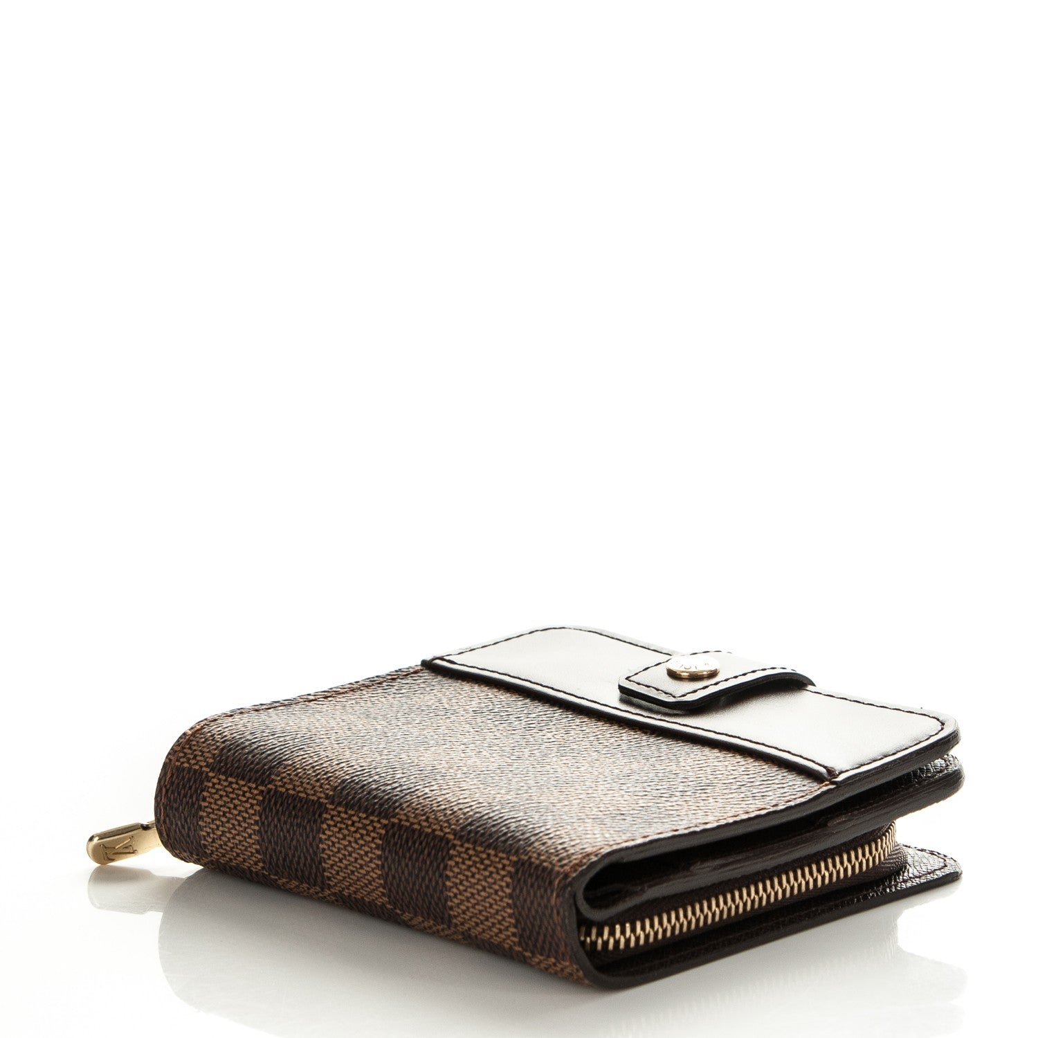 Louis Vuitton Damier Ebene Zippe Zipped Compact Wallet 4 of 7