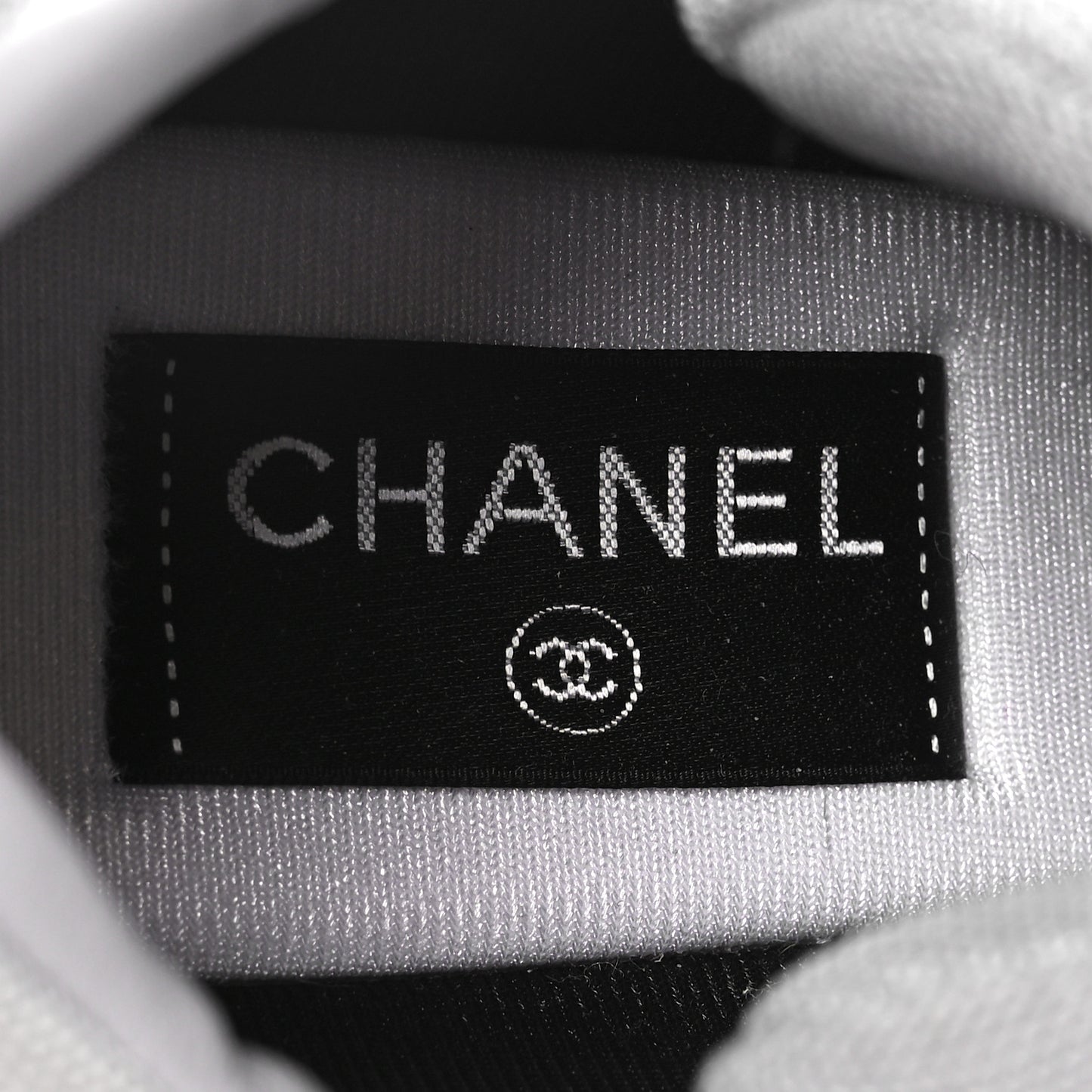 Suede Velvet Lambskin CC Sneakers 37.5 Grey