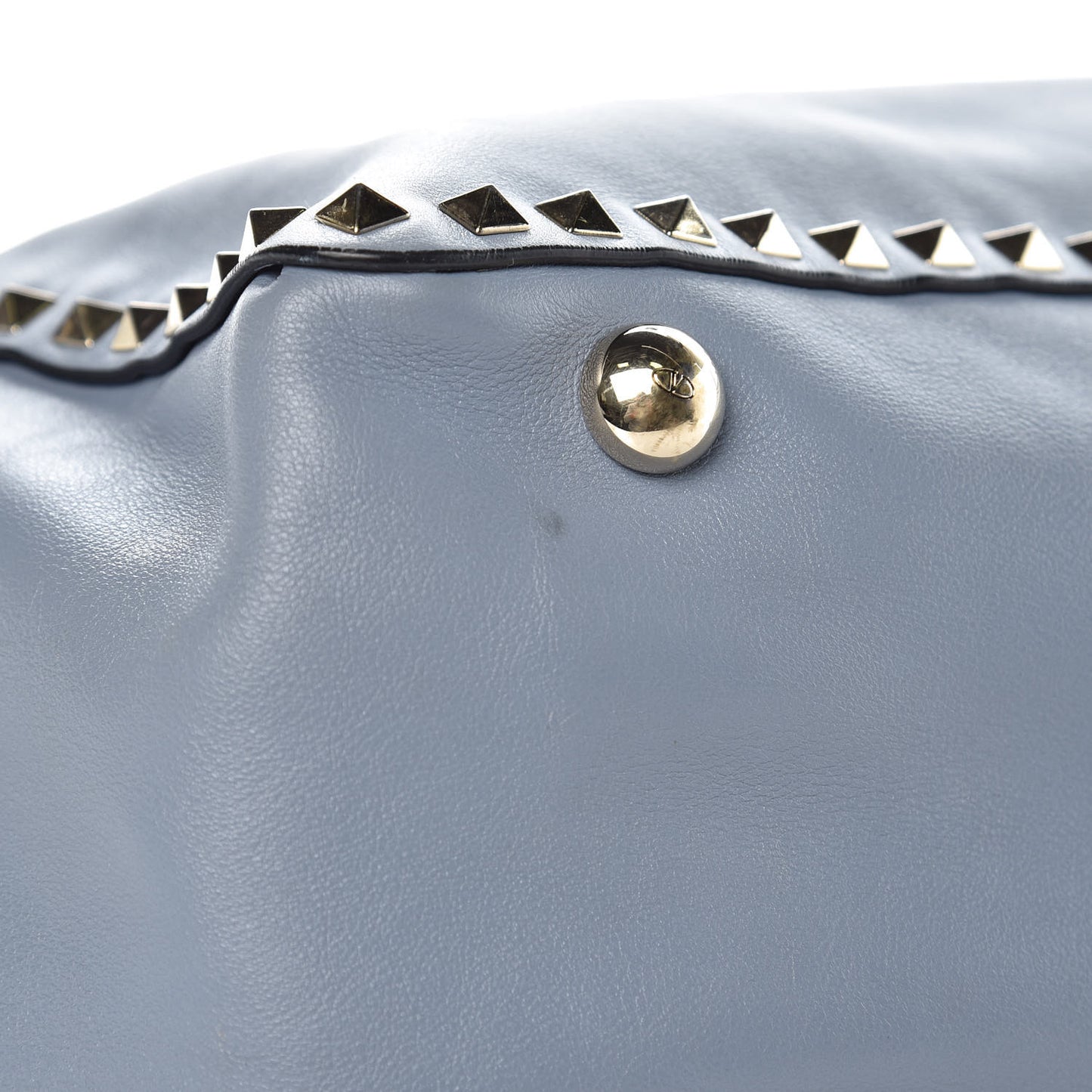 Vitello Medium Rockstud Tote London Stone