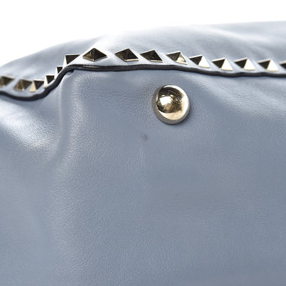 Valentino Garavani Vitello Medium Rockstud Tote London Stone 11 of 14