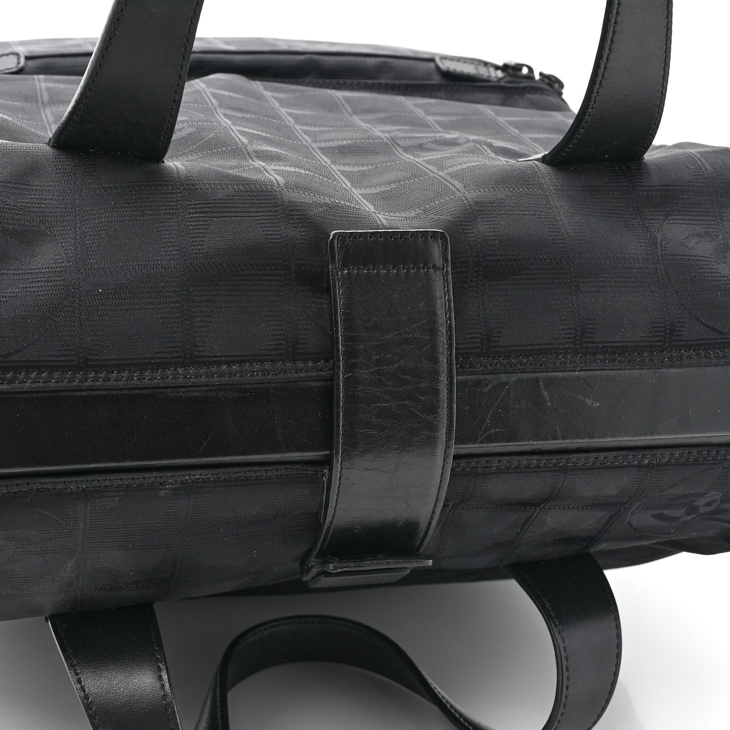 Nylon Travel Convertible Tote Black