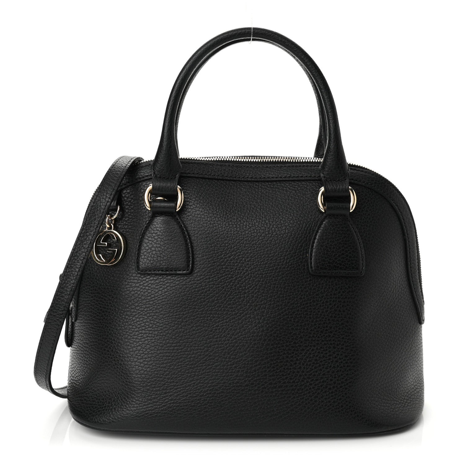 Gucci Calfskin Medium Dome Bag Black 1 of 10
