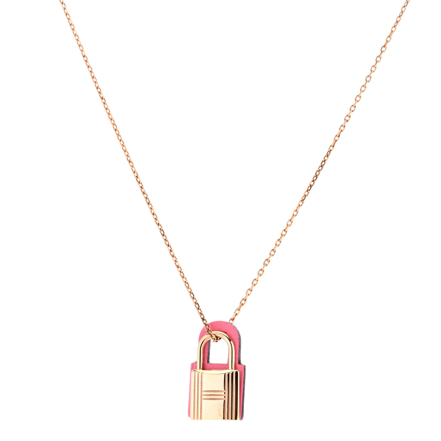 Hermes Swift Small O'Kelly Pendant Necklace Rose Confetti 1 of 6