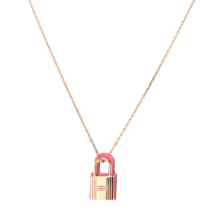 Hermes Swift Small O'Kelly Pendant Necklace Rose Confetti 1 of 6