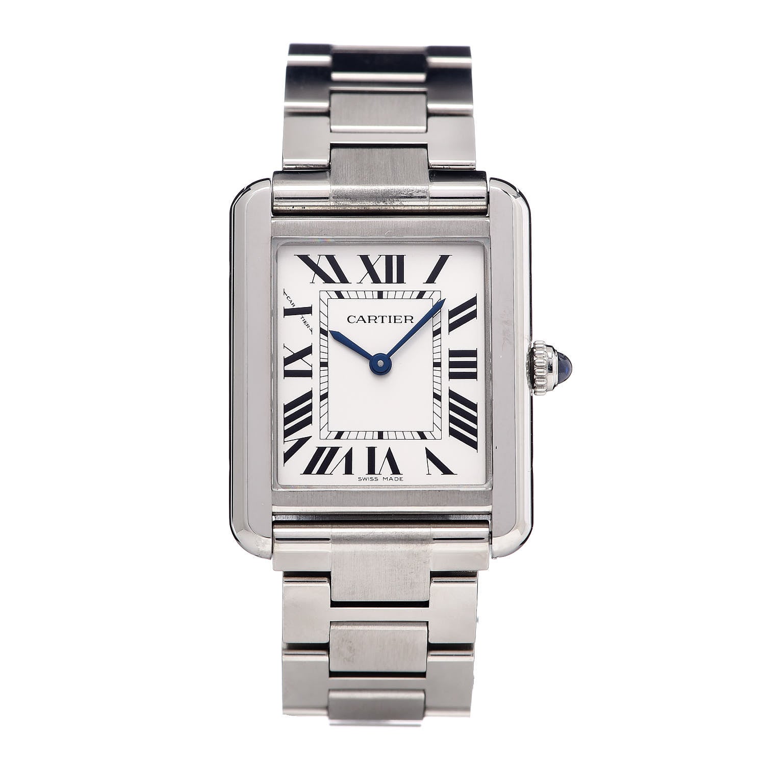 Cartier Stainless Steel 24mm Tank Solo Quartz Watch 1 of 7