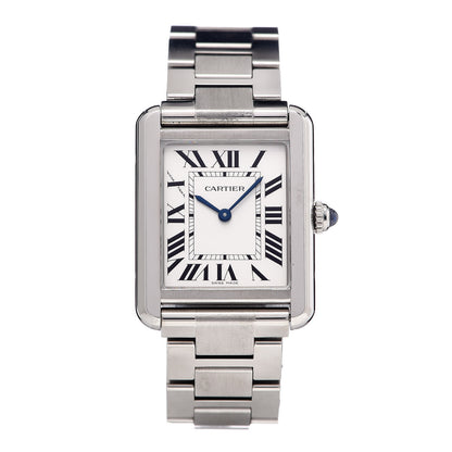Cartier Stainless Steel 24mm Tank Solo Quartz Watch 1 of 7