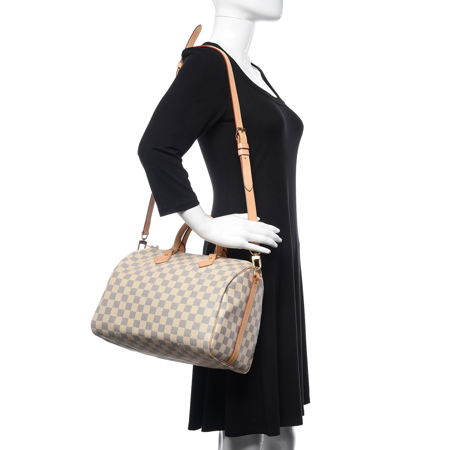 Damier Azur Speedy Bandouliere 30