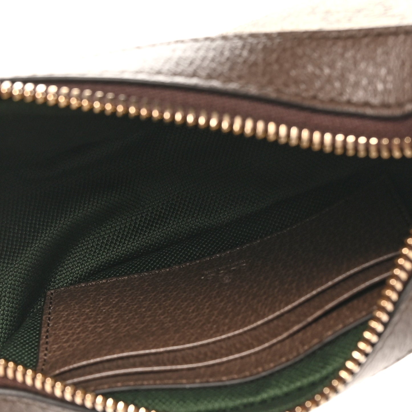 GG Supreme Monogram Textured Calfskin Web Small Ophidia Shoulder Bag Beige Ebony New Acero