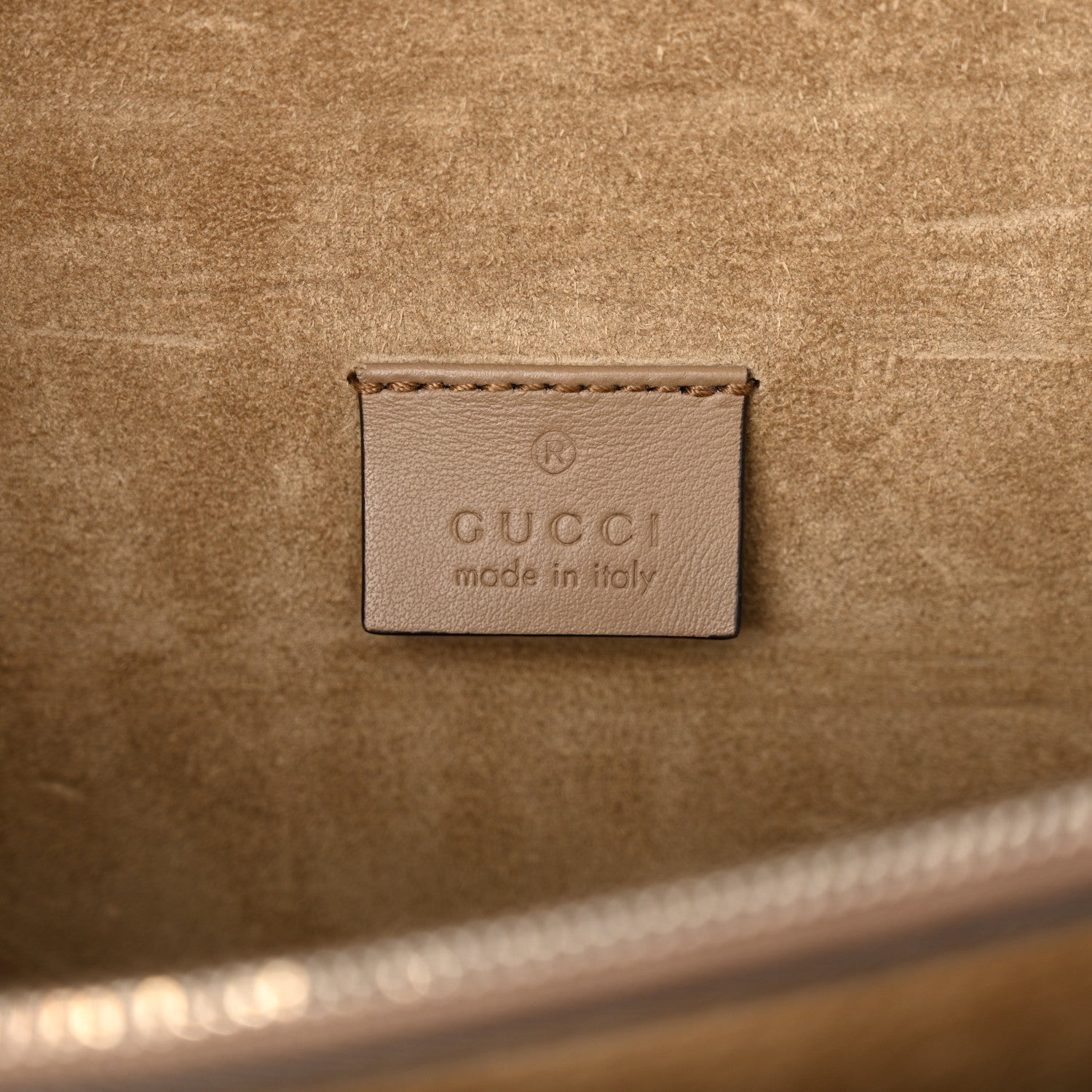 Gucci GG Supreme Monogram Small Dionysus Shoulder Bag Taupe 6 of 11