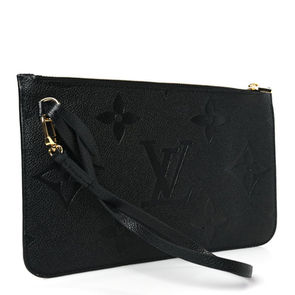 Louis Vuitton Empreinte Monogram Giant Neverfull MM Pochette Black 3 of 5