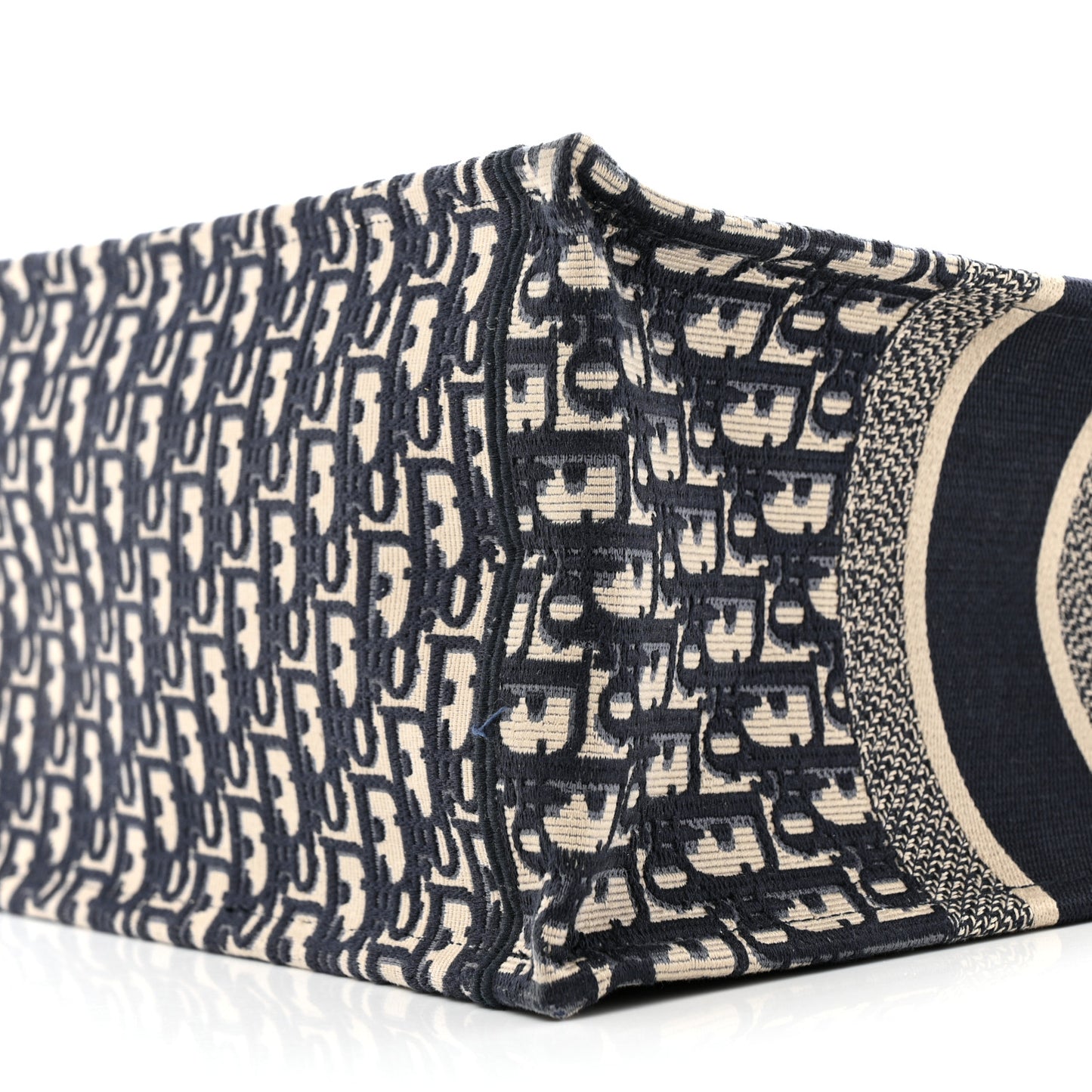 Oblique Medium Book Tote Blue Multicolor