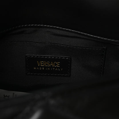 Versace Calfskin Quilted Medusa Small Top Handle Shoulder Bag Black 6 of 9